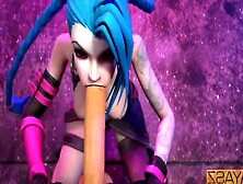Arcane Jinx Twat To Anal Holes Switch (With Sound) 3D Animation Anime Hentai Game Asmr