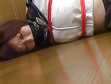 Bound And Gagged Japanese School Girl Groped