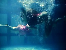Lesbians And Solo Whores Make Out Underwater