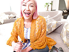 Kinky Adira Allure With Pink Hair Enjoys While Being Fucked