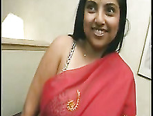 Beautiful Indian Girl With A Great Backside Blowing Prick