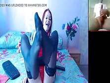 Redheaded Milf In Nylon Stockings Makes Her Fan Cum Hard During Her Joi Livesteam