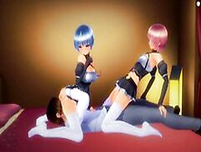 [3D]Ram&ram Re Zero Threesome Pov[Insunity Order][3D Hentai]