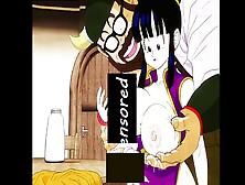 Naughty Dragon Ball Z-Themed Adult Game - Kamesutra Erogame 93 Teaches My Neighbor The Art Of Breastfeeding