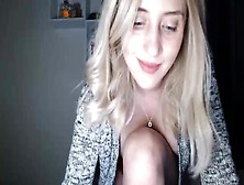 Naked Blonde Teen Girl Pussy Masturbation On Webcam