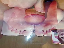 Naughty Amateur Girl Gets Cum On Her Feet In Footjob Porn Scene