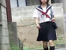 Schoolgirl Got Skirt Sharking And Was Left With No Panties