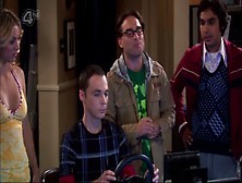 Kaley Cuoco Cleavage Scene In Big Bang Theory