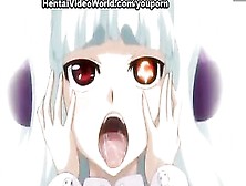 Petite Hentai Babe With White Hair Takes A Hard Drilling