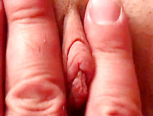 Juicy Clit Play And Pull...  Tug Milf Pussy Lips