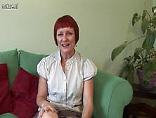 Old British Redhead Mother With Small Tits