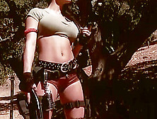 Tomb Raider Busty Lara Croft Gives Up Her Pussy For Treasure - Peta Jensen