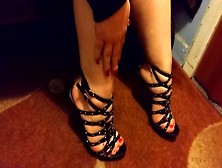 Attractive High Heels Feet Teasing Gf