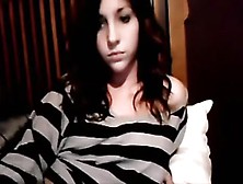 Busty Babe Masturbates On Webcam