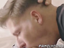 Taboo Fuck Session Between Hunky Blond Stepdad And His Son
