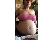 Cutie Pregnant Belly Stuffing