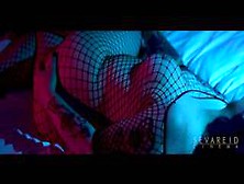 Ts Kelly Quell Masturbates In A Fishnet Outfit