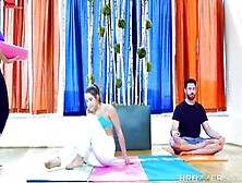 Yoga Freaks: Episode Four Video With Xander Corvus,  Charles Dera,  Abella Danger,  Cassidy Banks - Brazzers Official
