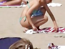 Candid Beach Babe Is Playing Volley Ball In Bikini 04W