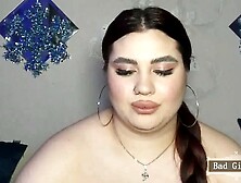 Unreal Huge Natural Tits Bbw Webcam Babe Teasing S