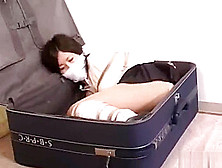 Girl Bound And Gagged In Suitcase