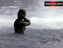 Milla Jovovich Topless In Waterfall – Return To The Blue Lagoon