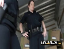 Amateur Female Police Milfs In Interracial Action With Big Black Cock