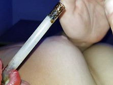Chubby Hooker Smoking Crack And Masturbating