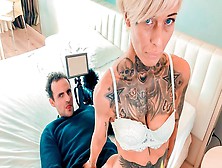 Lusty Inked Milf Vicky Hundt Opens Her Shaved Hole In Pov Angle