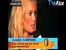 Claudia Albertario Breasts Scene In Intrusos En El Espectaculo