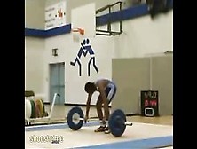 Weightlifting Proves To Be Too Much For Him