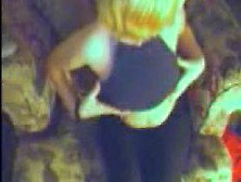 Blonde Girl Masturbating - Webcam