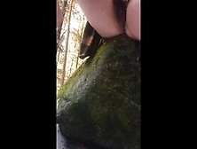 Hair Pussy Pisses On Big Cock Hiking