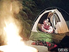 Teen Bitch Likes Camping And Outdoor Screwing
