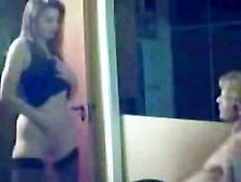Sexy Girl Stripped And Swallowed Boy's Cock In Front Of The Cam