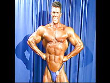 Bodybuilders Flexing Ripped Muscles. And Jerking Lubed Rod Spraying Cum