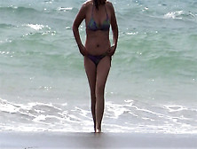 My Mature Wife Shows Off And Enjoys The Beach With Her Lover
