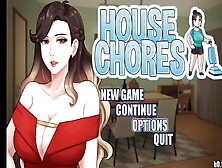 House Chores Cap 1 - My Sexy Big Tits Brunette Stepmom