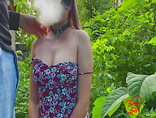 Pussy Loves To Suck Cock In The Garden - Soboyandsogirl