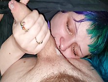 Emo Chick Licks Dong Until I Cumming