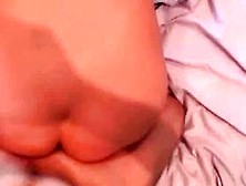Big Tits Brunette Banged On Her Back In Pov