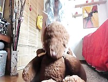 Your Stepsister Rides This Huge Plushies To A Filthy Orgasm
