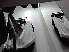 Sexy Lingerie Milf Changing On The Voyeur Dressing Room Cam