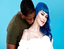 Gorgeous Hard Fuck With A Blue-Haired Girlfriend Jewelz Blu