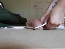 Cock Gets Trampled,  Poked,  Smashed,  And Roped Up