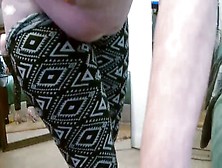 V 370 Stevens Request Big Butt In Tights Bouncing Around Before I Get Naked And Cum