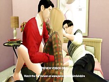 Sharing Friends With Ross Joey And Rachel - 3D Asian Cartoon - Preview Version