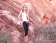 Tight Fit Redhead Cougar Fucked In The Mountains In Pov Action