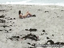 Puffy Nippled Beach Babe Convinced And Fucked By A Pervert Guy