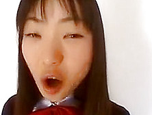 Anna Kuramoto Gets Vibrator Under Uniform And Hard Cock In